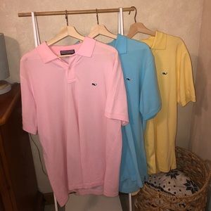Vineyard Vines Men’s Polo Shirts Size Large Bundle